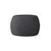 Jaxx Ellis Ottoman Shearling Faux-Lamb Plush Pouf for Modern Interior Design