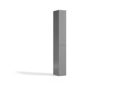 Narrow Bookcase (Color: Slate Gray)