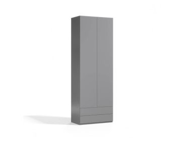 Double Wardrobe (Color: Slate Gray)