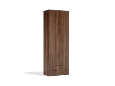 Double Wardrobe (Color: Walnut)