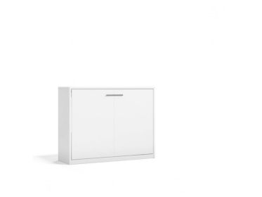 Double Fold Queen Murphy Wall Bed (Color: White)