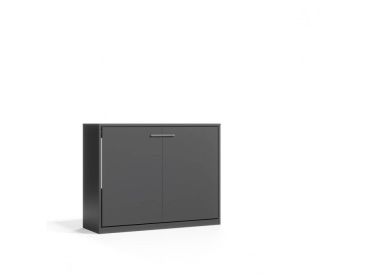 Double Fold Queen Murphy Wall Bed (Color: Graphite)