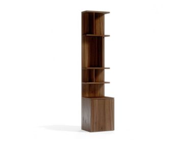 Royal Small Bookcase (Color: Walnut)