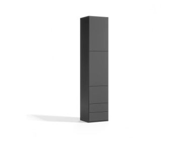 Royal Convertible Wardrobe with 2 Drawers (Color: Graphite)