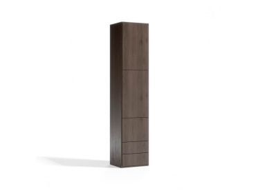Royal Convertible Wardrobe with 2 Drawers (Color: Dark Wood)